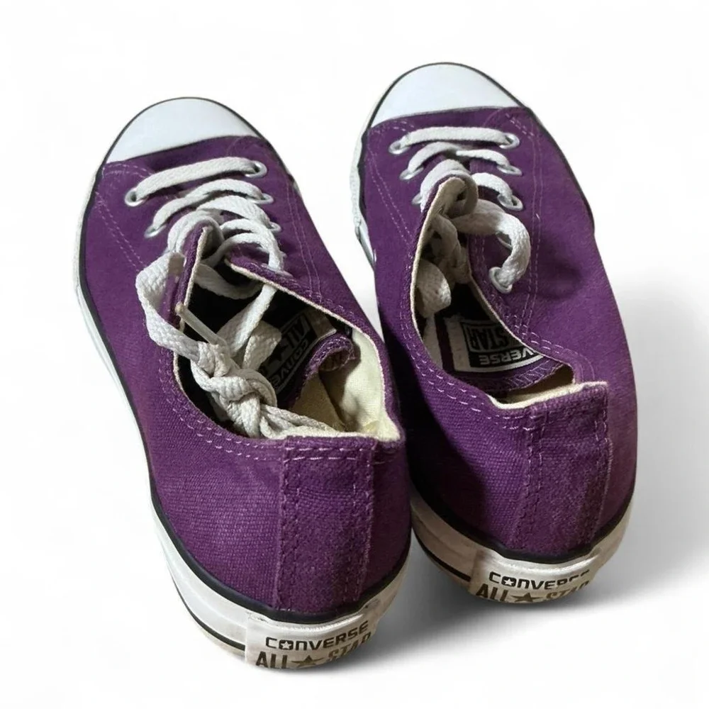 Converse Chuck Taylor All Star Purple‎ Canvas Low Top Kids Sneakers 310096F Sz 3